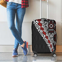 Tonga Ngatu Art Tattoo Polynesian Luggage Cover LT03 - Polynesian Pride