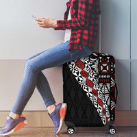 Tonga Ngatu Art Tattoo Polynesian Luggage Cover LT03 - Polynesian Pride