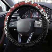 Tonga Ngatu Art Tattoo Polynesian Steering Wheel Cover