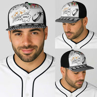 Fijian Traditional Culture Baseball Net Cap Tapa Tribal Tattoos - Polynesian Pride