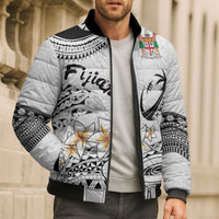Fijian Traditional Culture Bomber Puffer Jacket Tapa Tribal Tattoos LT03 - Polynesian Pride