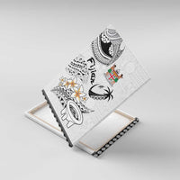 Fijian Traditional Culture Canvas Wall Art Tapa Tribal Tattoos - Polynesian Pride