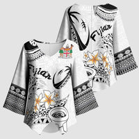 Fijian Traditional Culture Kimono Sleeve Blouse Tapa Tribal Tattoos - Polynesian Pride