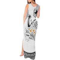 Fijian Traditional Culture Tank Maxi Dress Tapa Tribal Tattoos - Polynesian Pride