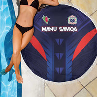 Rugby Samoa Beach Blanket Siva Tau Spirit Sporty Vibes - Polynesian Pride