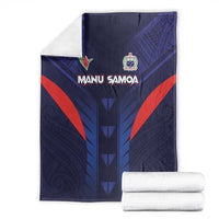 Rugby Samoa Blanket Siva Tau Spirit Sporty Vibes - Polynesian Pride