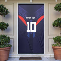 Custom Rugby Samoa Door Cover Siva Tau Spirit Sporty Vibes - Polynesian Pride