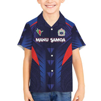 Custom Rugby Samoa Family Matching Puletasi and Hawaiian Shirt Siva Tau Spirit Sporty Vibes - Polynesian Pride