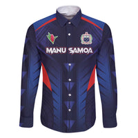 Custom Rugby Samoa Family Matching Summer Maxi Dress and Hawaiian Shirt Siva Tau Spirit Sporty Vibes - Polynesian Pride
