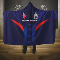 Rugby Samoa Hooded Blanket Siva Tau Spirit Sporty Vibes - Polynesian Pride