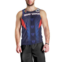 Custom Rugby Samoa Men Tank Top Siva Tau Spirit Sporty Vibes - Polynesian Pride