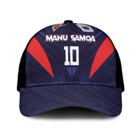Custom Rugby Samoa Mesh Trucker Cap Siva Tau Spirit Sporty Vibes - Polynesian Pride