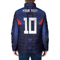 Custom Rugby Samoa Padded Jacket Siva Tau Spirit Sporty Vibes - Polynesian Pride