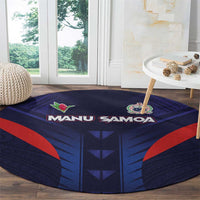Rugby Samoa Round Carpet Siva Tau Spirit Sporty Vibes LT03 - Polynesian Pride