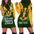 Personalised South Africa Rugby Hoodie Dress Springbok Mascot History Champion World Rugby 2023 LT03 - Polynesian Pride