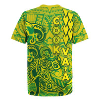 Cook Islands Vaa Polynesian Art Tattoo Rugby Jersey National Color