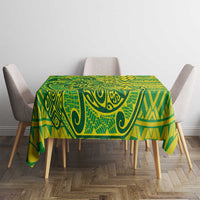 Cook Islands Vaa Polynesian Art Tattoo Tablecloth National Color