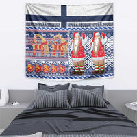 Yule Goat Joulupukki Finnish Christmas Tapestry Scandinavian Pattern LT03 - Polynesian Pride