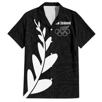 Personalised New Zealand Canoeing Special Jersey Family Matching Off The Shoulder Long Sleeve Dress and Hawaiian Shirt