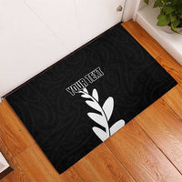 Personalised New Zealand Canoeing Special Jersey Rubber Doormat