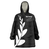 Personalised New Zealand Canoeing Special Jersey Wearable Blanket Hoodie