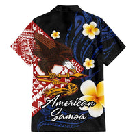 American Samoa Flag Day Family Matching Puletasi and Hawaiian Shirt Polynesian Tatau Art and Plumeria