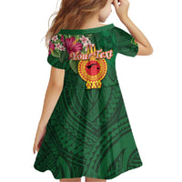 Personalised Manuʻa Islands Family Matching Short Sleeve Bodycon Dress and Hawaiian Shirt Polynesian Style with Rooster Tattoo and Tropical Plants LT03 - Polynesian Pride