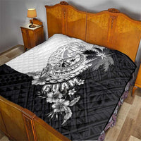 Hafa Adai Guam Quilt Polynesian Palm Tree Tattoo Hibiscus and Plumeria Art