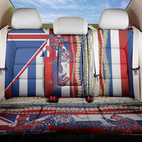 Hawaiian Sea Animals Back Car Seat Cover with Lei and Flag Style LT03 One Size Multicolor - Polynesian Pride