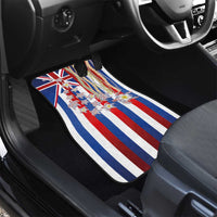 Hawaiian Polynesian Tribal Turtles Car Mats with Lei and Flag Style LT03 - Polynesian Pride