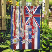 Hawaiian Polynesian Tribal Turtles Garden Flag with Lei and Flag Style LT03 Garden Flag Multicolor - Polynesian Pride