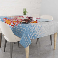 Hawaiki Nui Va'a Solo French Polynesia Tablecloth Red Color