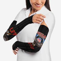 American Samoa Fautasi Arm Sleeves Pago Pago Aeto and Iseula o le Moana of Fagatogo Black Color - Polynesian Pride