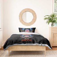 American Samoa Fautasi Bedding Set Pago Pago Aeto and Iseula o le Moana of Fagatogo Black Color - Polynesian Pride
