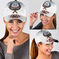 American Samoa Fautasi Classic Cap Pago Pago Aeto and Iseula o le Moana of Fagatogo White Color - Polynesian Pride