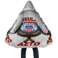 American Samoa Fautasi Cloak Pago Pago Aeto and Iseula o le Moana of Fagatogo White Color - Polynesian Pride