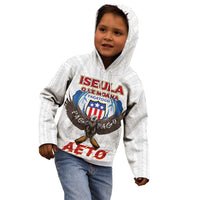 American Samoa Fautasi Kid Hoodie Pago Pago Aeto and Iseula o le Moana of Fagatogo White Color - Polynesian Pride
