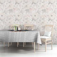 American Samoa Fautasi Tablecloth Pago Pago Aeto and Iseula o le Moana of Fagatogo White Color - Polynesian Pride