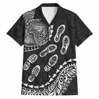 Hawaii Running Hawaiian Shirt Polynesian Tribal Tattoo