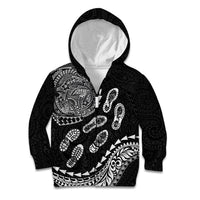 Hawaii Running Kid Hoodie Polynesian Tribal Tattoo