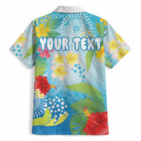 Personalized Hawaii Marathon Hawaiian Shirt Polynesian Motif Tropical Style