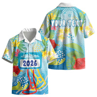 Personalized Hawaii Marathon Kid Hawaiian Shirt Polynesian Motif Tropical Style