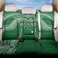 Hawaii Rainbow Warriors Back Car Seat Cover Polynesian Motif Green Color