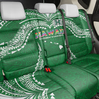Hawaii Rainbow Warriors Back Car Seat Cover Polynesian Motif Green Color
