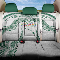 Hawaii Rainbow Warriors Back Car Seat Cover Polynesian Motif White Color