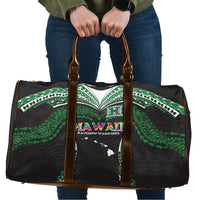 Hawaii Rainbow Warriors Travel Bag Polynesian Motif Black Color
