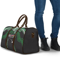 Hawaii Rainbow Warriors Travel Bag Polynesian Motif Black Color