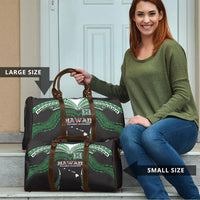 Hawaii Rainbow Warriors Travel Bag Polynesian Motif Black Color