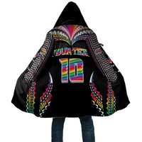 Custom Hawaii Rainbow Warriors Cloak Polynesian Motif Special Edition Rainbow Gradient