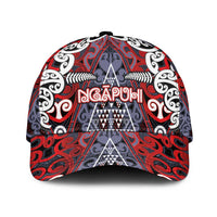 Aotearoa Iwi Ngapuhi Classic Cap Maori Motif Tribal
